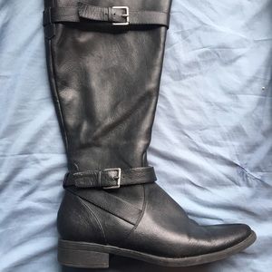 BASS FAUX LEATHER BOOTS